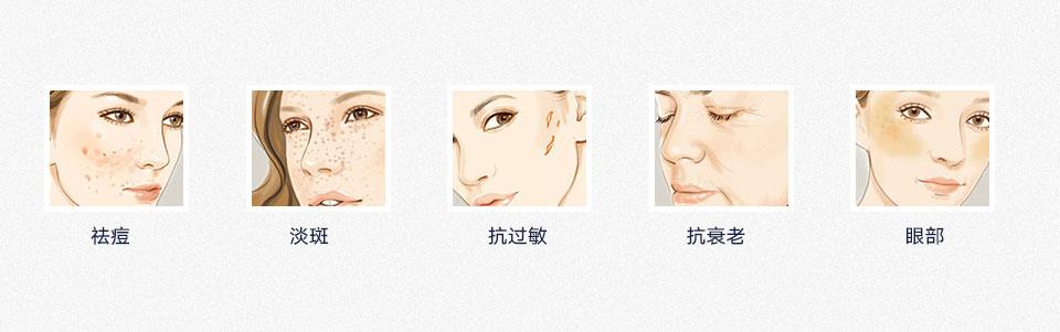【祛痘】【淡斑】【抗过敏】【抗衰老】【眼部】